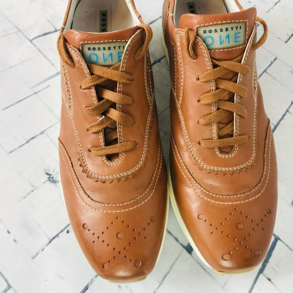 FRATELLI ROSSETTI ONE Mens Brown Leather Casual Ox - Picture 3 of 8